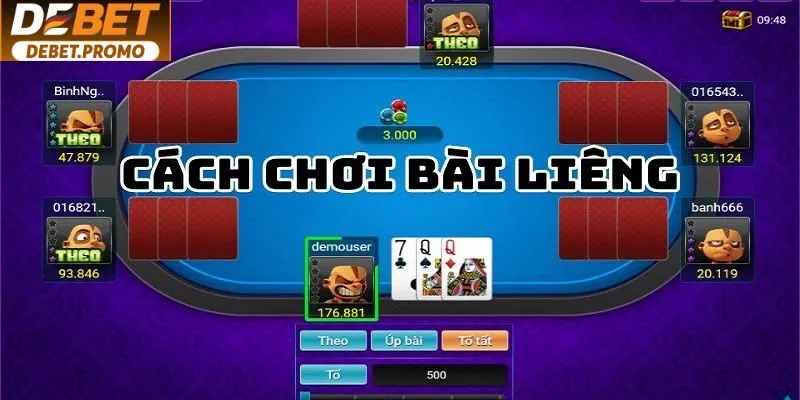 Hướng dẫn chơi bài liêng theo chiến thuật debet